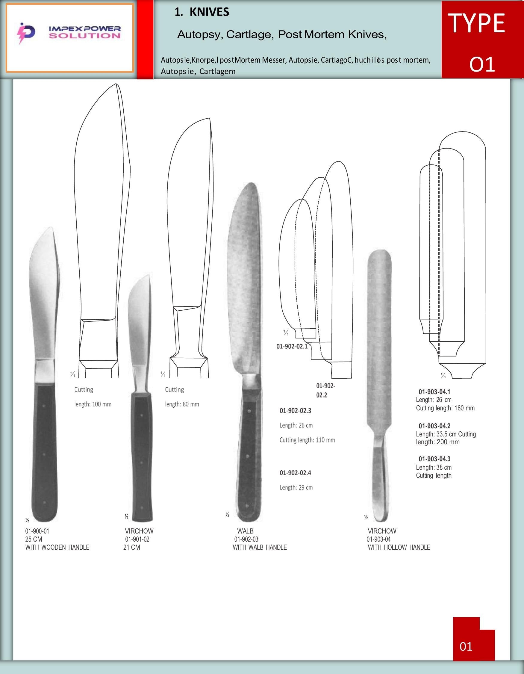 Walb Autopsy Knife