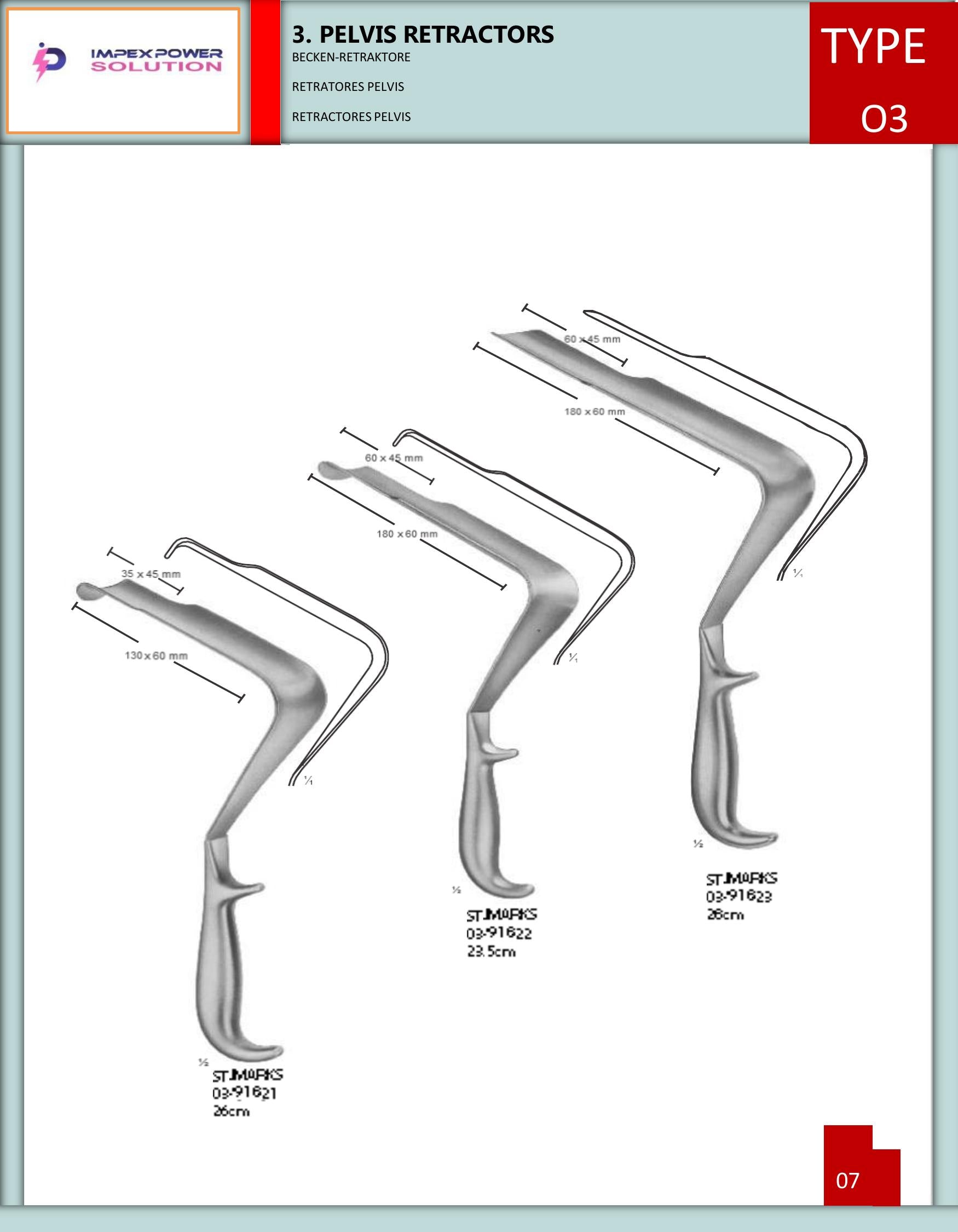 St. Marks Pelvis Retractor