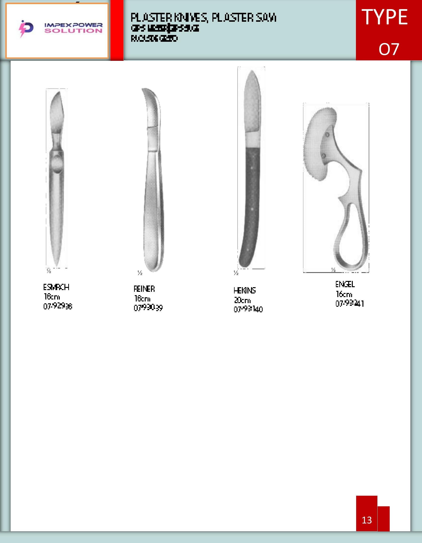 Autopsy Knife with Wooden Handle